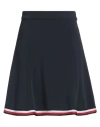 Tommy Hilfiger Woman Mini Skirt Midnight Blue Size 0 Polyester, Viscose, Elastane In Blue