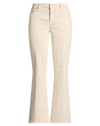 Tommy Hilfiger Woman Pants Beige Size 32w-32l Cotton, Elastane In Neutral