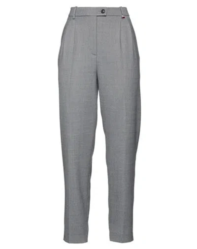 Tommy Hilfiger Woman Pants Grey Size 2 Polyester, Wool, Elastane