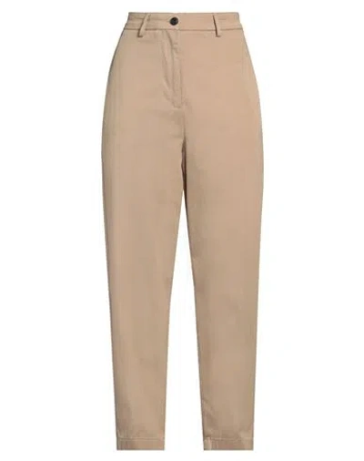 Tommy Hilfiger Woman Pants Khaki Size 6 Cotton In Beige