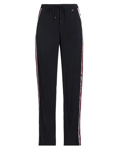 Tommy Hilfiger Woman Pants Midnight Blue Size 2 Polyester, Viscose In Black