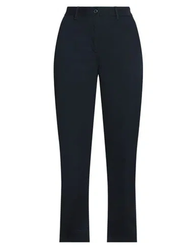 Tommy Hilfiger Woman Pants Midnight Blue Size 8 Cotton, Elastane