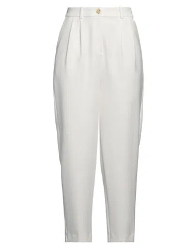 Tommy Hilfiger Woman Pants White Size 6 Polyester, Viscose, Elastane