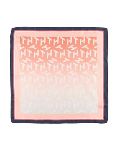 Tommy Hilfiger Woman Scarf Light Pink Size - Silk