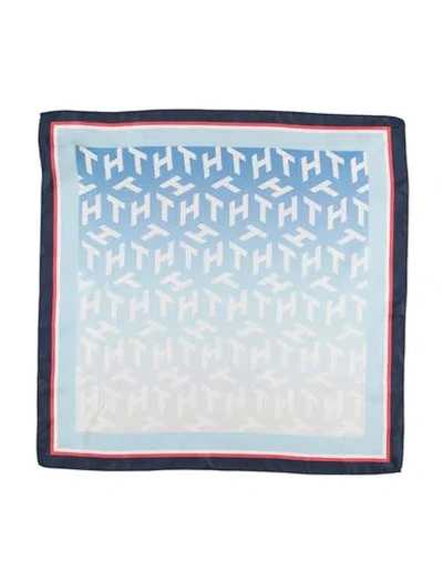Tommy Hilfiger Woman Scarf Sky Blue Size - Silk