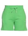 Tommy Hilfiger Woman Shorts & Bermuda Shorts Lime Green Size M Cotton, Polyester In Green
