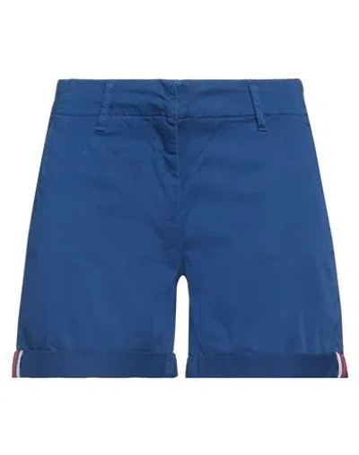 Tommy Hilfiger Woman Shorts & Bermuda Shorts Blue Size 26 Cotton, Elastane In Blue
