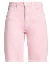 Tommy Hilfiger Woman Shorts & Bermuda Shorts Pink Size 27 Cotton, Elastane