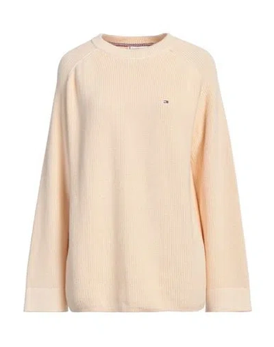 Tommy Hilfiger Woman Sweater Beige Size M Cotton