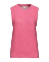 Tommy Hilfiger Woman Sweater Fuchsia Size S Cotton, Linen In Pink