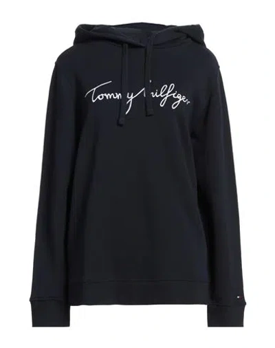 Tommy Hilfiger Woman Sweatshirt Midnight Blue Size Xl Cotton
