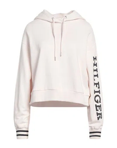Tommy Hilfiger Woman Sweatshirt Off White Size Xxs Cotton