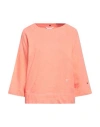 Tommy Hilfiger Woman Sweatshirt Salmon Pink Size L Cotton In Pink