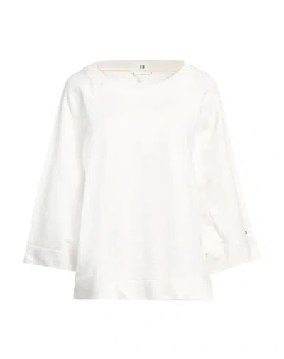 Tommy Hilfiger Woman Sweatshirt White Size Xl Cotton In White