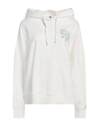 Tommy Hilfiger Woman Sweatshirt White Size Xl Cotton