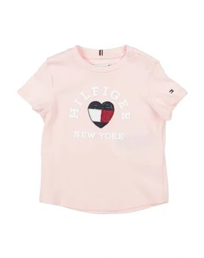 Tommy Hilfiger Woman T-shirt Pink Size 12 Cotton