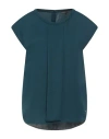 Tommy Hilfiger Woman Top Deep Teal Size 12 Viscose In Blue