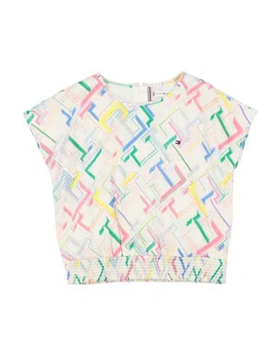 Tommy Hilfiger Babies'  Woman Top Off White Size 8 Cotton