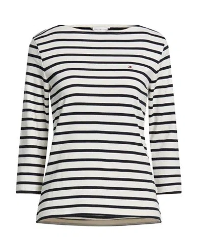 Tommy Hilfiger Woman T-shirt White Size Xxs Cotton