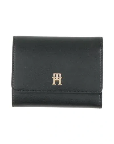 Tommy Hilfiger Woman Wallet Black Size - Polyurethane
