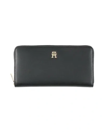 Tommy Hilfiger Woman Wallet Black Size - Polyurethane