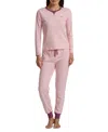 Tommy Hilfiger Women's 2-pc. Packaged Printed Thermal Pajamas Set In Multi