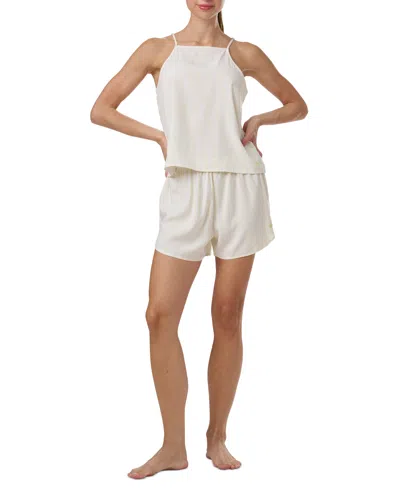 Tommy Hilfiger Women's 2-pc. Striped Cami & Boxer Pajama Set