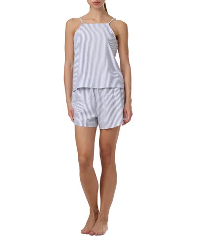 Tommy Hilfiger Women's 2-pc. Striped Cami & Boxer Pajama Set