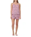 Tommy Hilfiger Women's 2pc Cami And Boxer Pajama Set