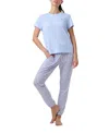 Tommy Hilfiger Women's 2pc Tee & Jogger Pajama Set