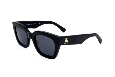 Tommy Hilfiger Women's 51 Mm Black Sunglasses Th2052-s-807-51