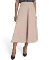 Tommy Hilfiger Women's A-line Circle Skirt In Brown