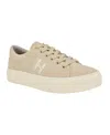 Tommy Hilfiger Women's Aconia Lace Up Sneakers In Beige