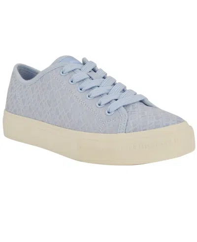 Tommy Hilfiger Women's Arelle Logo Lace-up Sneakers In Blue