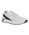 Tommy Hilfiger Knit Sneaker In White,dark Blue