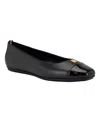 Tommy Hilfiger Women's Bekim Cap Toe Ballet Flats In Dark Blue Multi