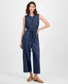 Tommy Hilfiger Women's Belted Zip-front Jumpsuit