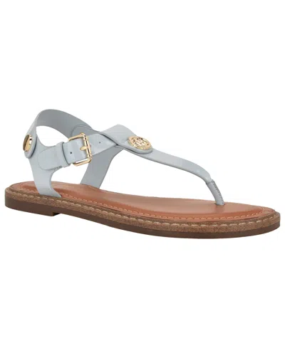 Tommy Hilfiger Women's Bennia Thong Flat Sandals In Blue