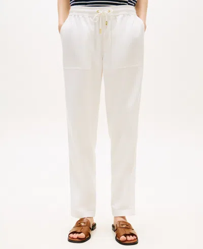Tommy Hilfiger Women's Cargo Pull-on Pants In White