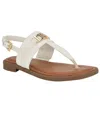 Tommy Hilfiger Women's Carree T-strap Flat Sandals In White