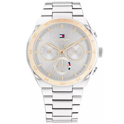 Tommy Hilfiger Women's Carrie Silver Dial Watch In Metallic