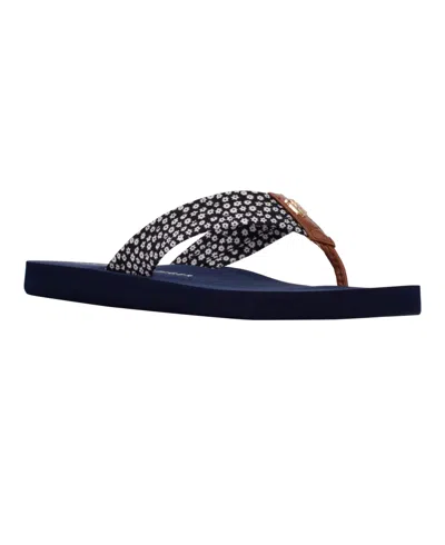 Tommy Hilfiger Women's Chottie-x Classic Thong Sandals In Floral Multi