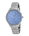 Tommy Hilfiger Gray Quartz Blue Dial Ladies Watch 1782210