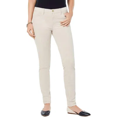 Tommy Hilfiger Women's Corduroy Skinny Pants In Beige In White