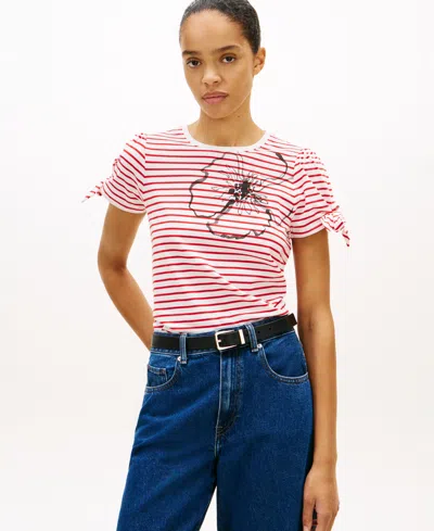 Tommy Hilfiger Women's Crewneck Short-sleeve T-shirt In Multi