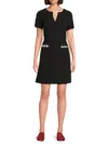Tommy Hilfiger Women's Crystal-embellished Sheath Minidress In Black