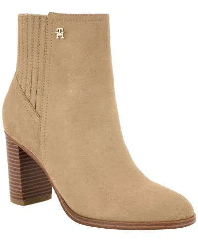 Tommy Hilfiger Women's Dannie Block Heel Dress Booties In Multi