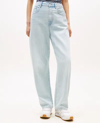 Tommy Hilfiger Women's Denim Tam Barrel Jeans In Blue
