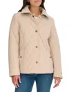 Tommy Hilfiger Women's Diamond Quilt Transitional Jacket In Chino