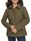 Tommy Hilfiger Women's Diamond Quilt Transitional Jacket In Juniper